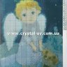 Набор алмазными стразами Ангел с собакой (45x30) фото 2 — CRYSTAL SHOP