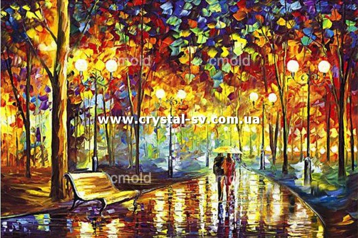 Набор алмазная техника Осенний парк (35х50) — CRYSTAL SHOP