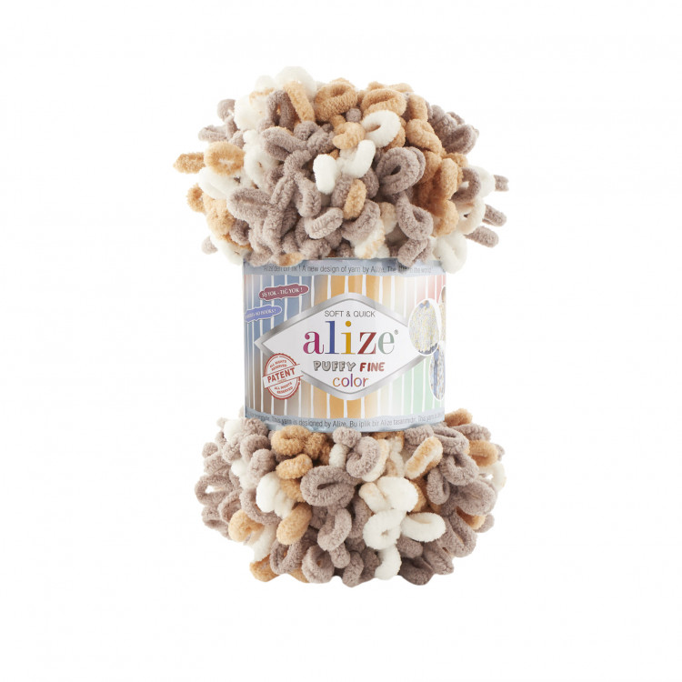 Alize Puffy Fine Color (Ализе Пуффи Файн Колор) цвет 6403 — CRYSTAL SHOP