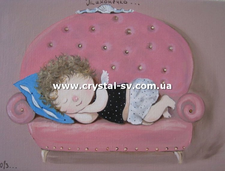 Набор алмазными стразами Диван Тихонечко (40x50) — CRYSTAL SHOP