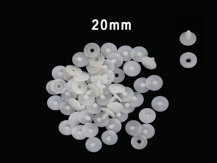 Пластиковые суставы для игрушек. Размер 20 мм (винт и гайка) — CRYSTAL SHOP