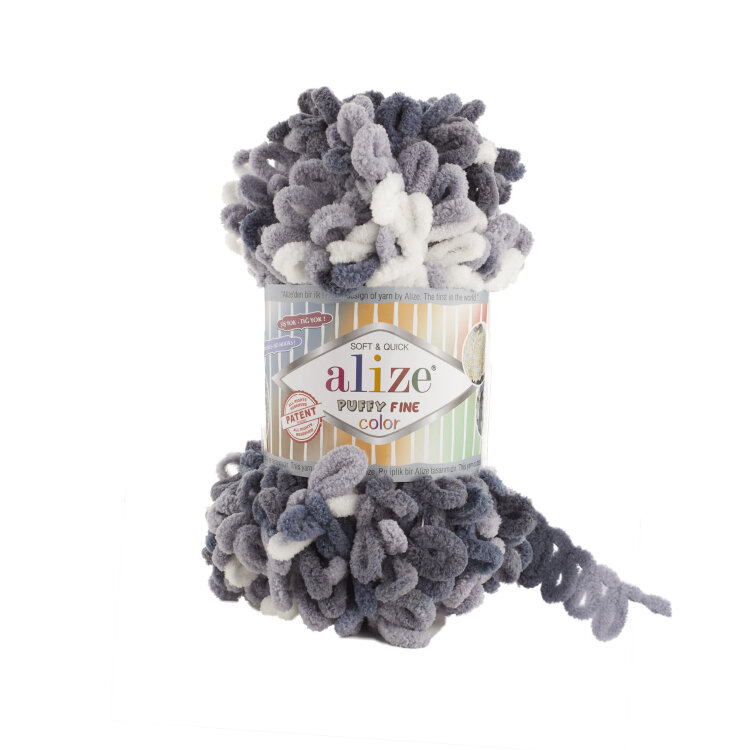 Alize Puffy Fine Color (Ализе Пуффи Файн Колор) цвет 5925 — CRYSTAL SHOP