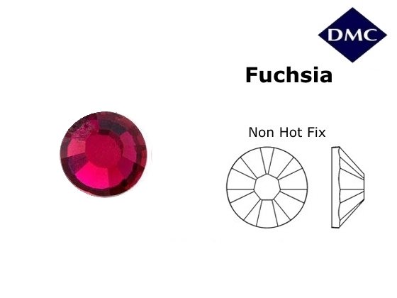 Стразы DMC non Hot Fix Fuchsia ss6 (2 мм). — CRYSTAL SHOP
