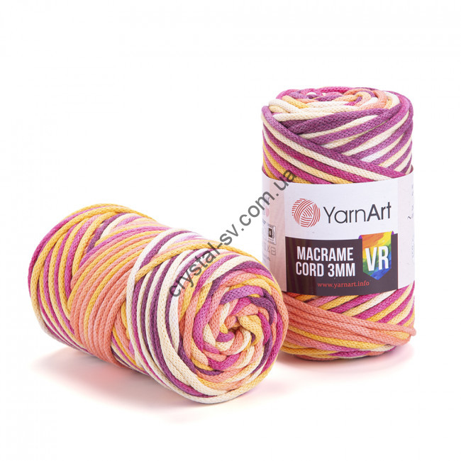 YarnArt Macrame Cord 3mm VR (ЯрнАрт макраме корд вр) цвет 912 — CRYSTAL SHOP