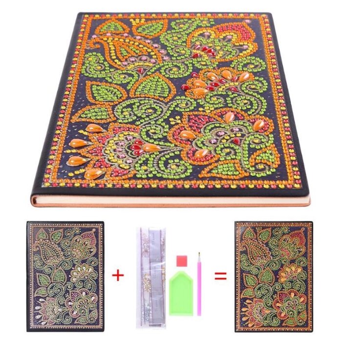 Блокнот обложка 5D стразами NB104 — CRYSTAL SHOP