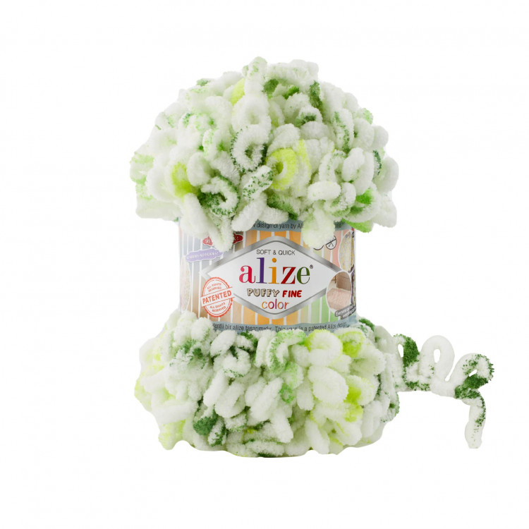 Alize Puffy Fine Color (Ализе Пуффи Файн Колор) цвет 7627 — CRYSTAL SHOP