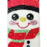 Чехол для iphone 4/4s из страз Diamond Crystal Bling стразами Christmas Снеговик фото 1 — CRYSTAL SHOP