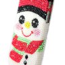 Чехол для iphone 4/4s из страз Diamond Crystal Bling стразами Christmas Снеговик фото 2 — CRYSTAL SHOP