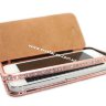 iphone Украина книжка флип для iPhone 5s со стразами Elegance Style PU кожа GOLD PINK фото 2 — CRYSTAL SHOP
