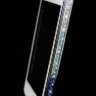 Бампер для iphone 4/4s алюминиевый с камнями BLUE 3 in 1 фото 1 — CRYSTAL SHOP
