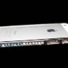 Бампер для iphone 4/4s алюминиевый с камнями BLUE 3 in 1 фото 3 — CRYSTAL SHOP