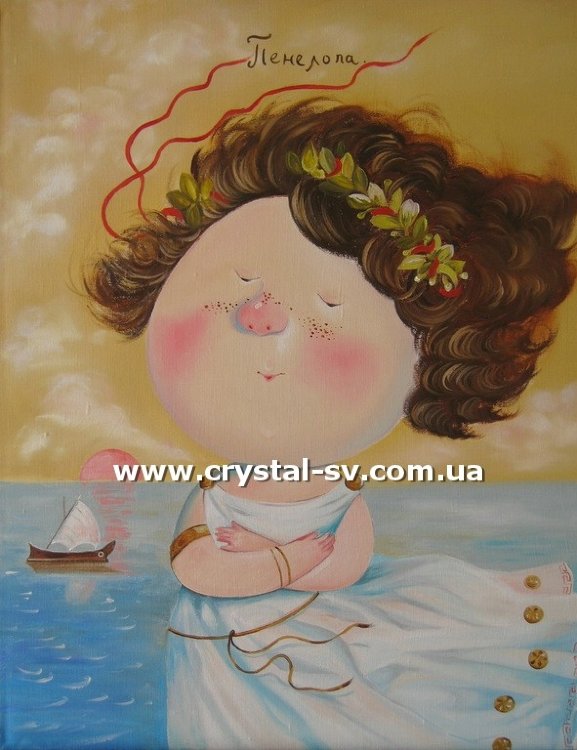 Набор рукоделия мозаика стразами Пенелопа (40х30) — CRYSTAL SHOP