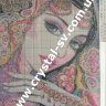 Набор алмазная мозаика стразами Индийский стиль Девушка (45x30) фото 2 — CRYSTAL SHOP