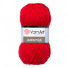 YarnArt Jeans PLUS (ЯрнАрт Джинс Плюс) цвет 51 темно-красный фото 3 — CRYSTAL SHOP