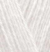 Пряжа Alize Angora Gold (Ализе ангора голд) цвет 599 слоновая кость — CRYSTAL SHOP