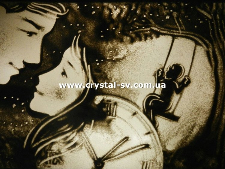 Набор мозаика стразами Картина песком беременность (40х53) — CRYSTAL SHOP