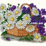 Набор алмазная мозаика стразами Ромашки в корзине (30х40) фото 1 — CRYSTAL SHOP