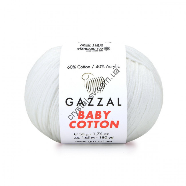 Gazzal Baby Cotton (Газзал беби коттон) цвет 3410 — CRYSTAL SHOP