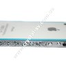 Бампер алюминиевый для iphone 4/4s Luxury Ultra-thin Diamond Strass BLUE фото 7 — CRYSTAL SHOP