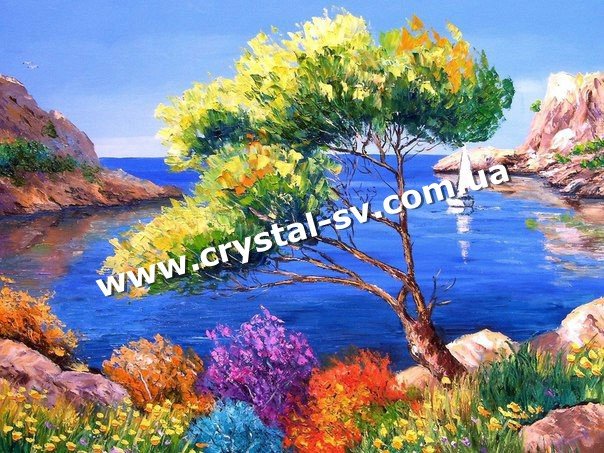 Набор алмазная живопись Летний прованс (40х50) — CRYSTAL SHOP