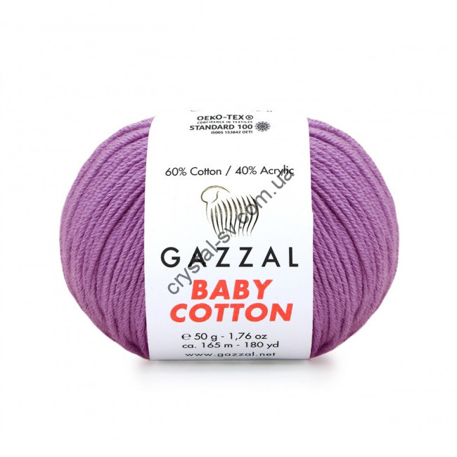 Gazzal Baby Cotton (Газзал беби коттон) цвет 3414 — CRYSTAL SHOP