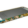 Бампер для iphone 5/5s Diamond LUXURY national style BLUE фото 5 — CRYSTAL SHOP