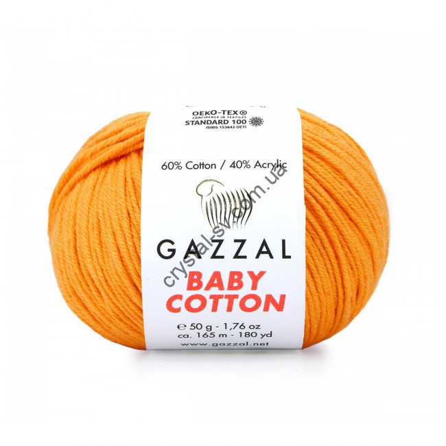 Gazzal Baby Cotton (Газзал беби коттон) цвет 3416 — CRYSTAL SHOP