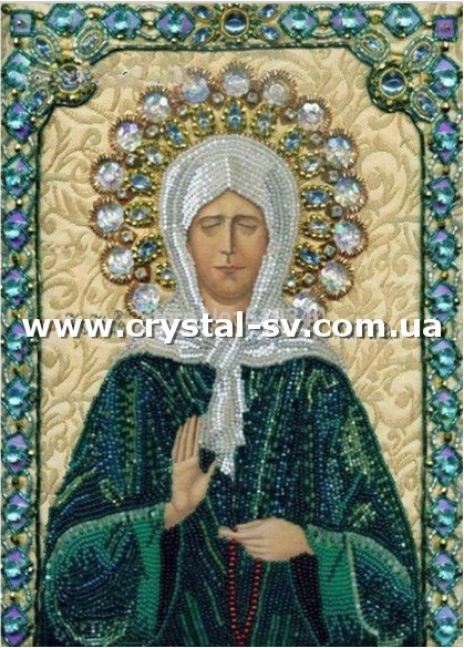 Набор вышивание камнями Икона Блаженной Матроны Московской — CRYSTAL SHOP