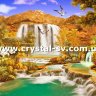 Набор алмазная живопись Водопад Птицы (40х60) фото 1 — CRYSTAL SHOP