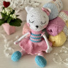 Вязаная игрушка крючком Китти кошечка-балерина фото 1 — CRYSTAL SHOP