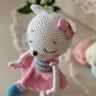 Вязаная игрушка крючком Китти кошечка-балерина фото 3 — CRYSTAL SHOP