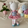 Вязаная игрушка крючком Китти кошечка-балерина фото 4 — CRYSTAL SHOP