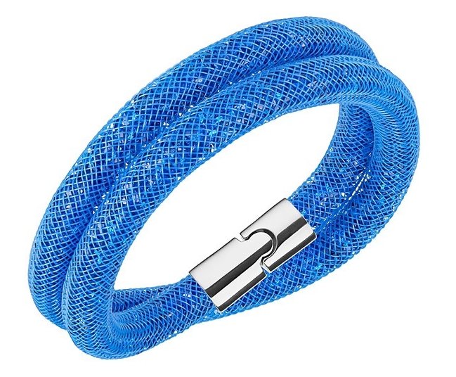 Браслет Сваровски Stardust Capri Blue Double Bracelet (S: 38 cm) — CRYSTAL SHOP