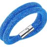 Браслет Сваровски Stardust Capri Blue Double Bracelet (S: 38 cm) фото 1 — CRYSTAL SHOP