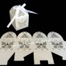 Бонбоньерка для конфет Бабочка (белая) фото 2 — CRYSTAL SHOP