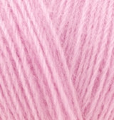 Пряжа Alize Angora Gold (Ализе ангора голд) цвет 185 светло-розовый 