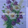 Набор алмазная мозаика стразами Вышивка Букет Цветы полевые (45x30) фото 2 — CRYSTAL SHOP