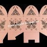 Бонбоньерка для конфет Бабочка (розовая) фото 3 — CRYSTAL SHOP