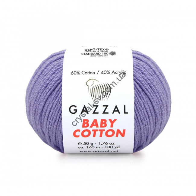 Gazzal Baby Cotton (Газзал беби коттон) цвет 3420 — CRYSTAL SHOP