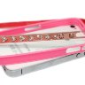 Бампер алюминиевый для iphone 5/5s Luxury Ultra-thin Diamond Strass PINK фото 2 — CRYSTAL SHOP