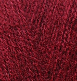 Пряжа Alize Angora Gold (Ализе ангора голд) цвет 57 бордовый — CRYSTAL SHOP