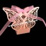Бонбоньерка для конфет Бабочка ажур (розовая) фото 1 — CRYSTAL SHOP