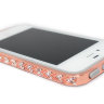 Бампер алюминиевый для iphone 5/5s Luxury Ultra-thin Diamond Strass GOLD PINK фото 5 — CRYSTAL SHOP