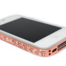 Бампер алюминиевый для iphone 5/5s Luxury Ultra-thin Diamond Strass GOLD PINK фото 4 — CRYSTAL SHOP