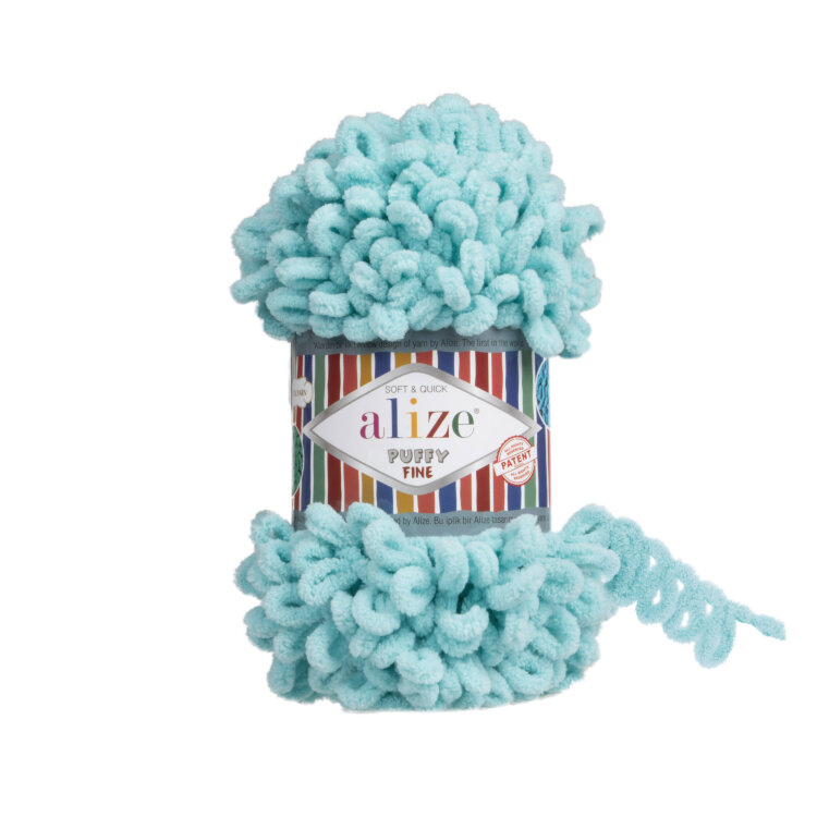 Alize Puffy Fine (Ализе Пуффи Файн) цвет 263 цветы анемона — CRYSTAL SHOP