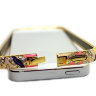 Бампер для iphone 5/5s Diamond LUXURY Ceramica zebra VIOLET фото 3 — CRYSTAL SHOP
