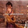 Набор алмазная мозаика стразами Ретро Девушка Ночь Город (40х50) фото 1 — CRYSTAL SHOP