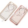 Чехол iphone 6 6s Силикон со стразами ROSE фото 3 — CRYSTAL SHOP
