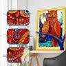 Набор алмазная мозаика специальными стразами Совы (40х30) фото 1 — CRYSTAL SHOP