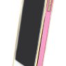 Бампера на телефон для iPhone 5/5s камни HERMES logo метал original box GOLD Pink фото 1 — CRYSTAL SHOP